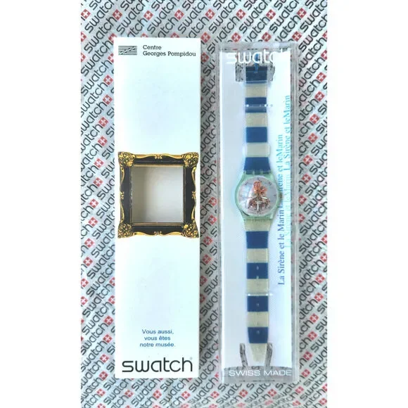 Swatch watch 	La Sirene Et Le Marin GZ161 99 Specials Design by Pierre Et Gillis - Picture 2 of 8